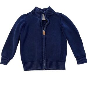 Carter’s Zip Front Blue Cardigan 3T